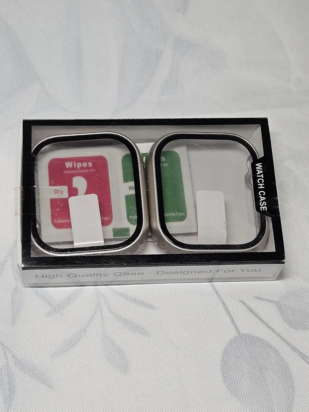 Starlight Tempered Glass Cases for Apple Watch Series 10 2 Pack Screen Protector